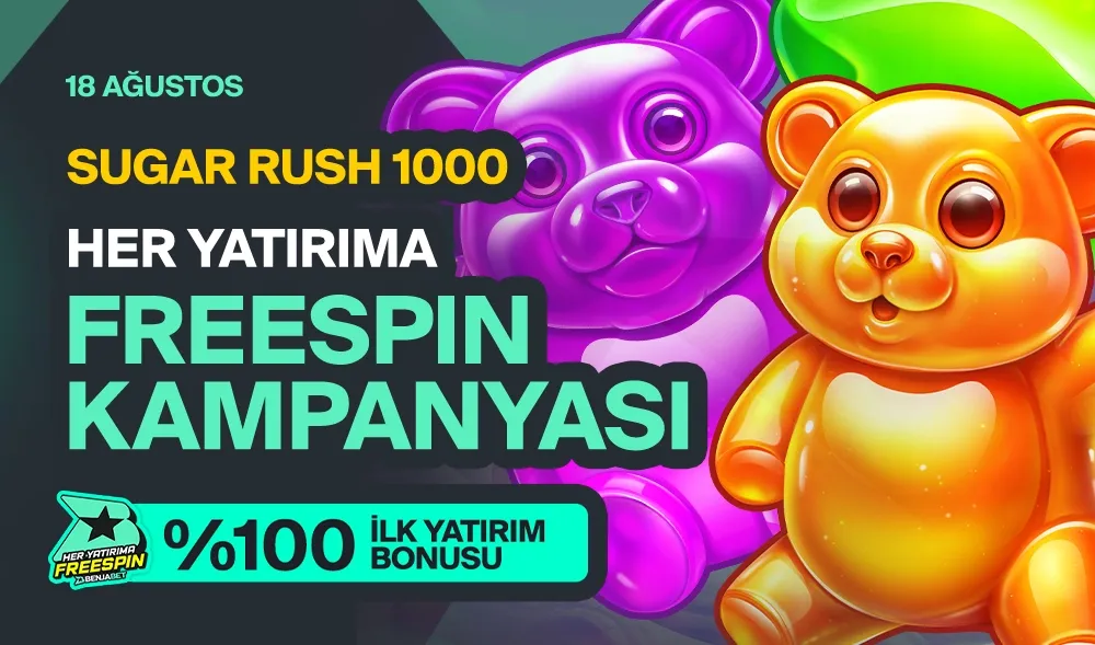 Benjabet her yatırıma free spin kampanya görseli