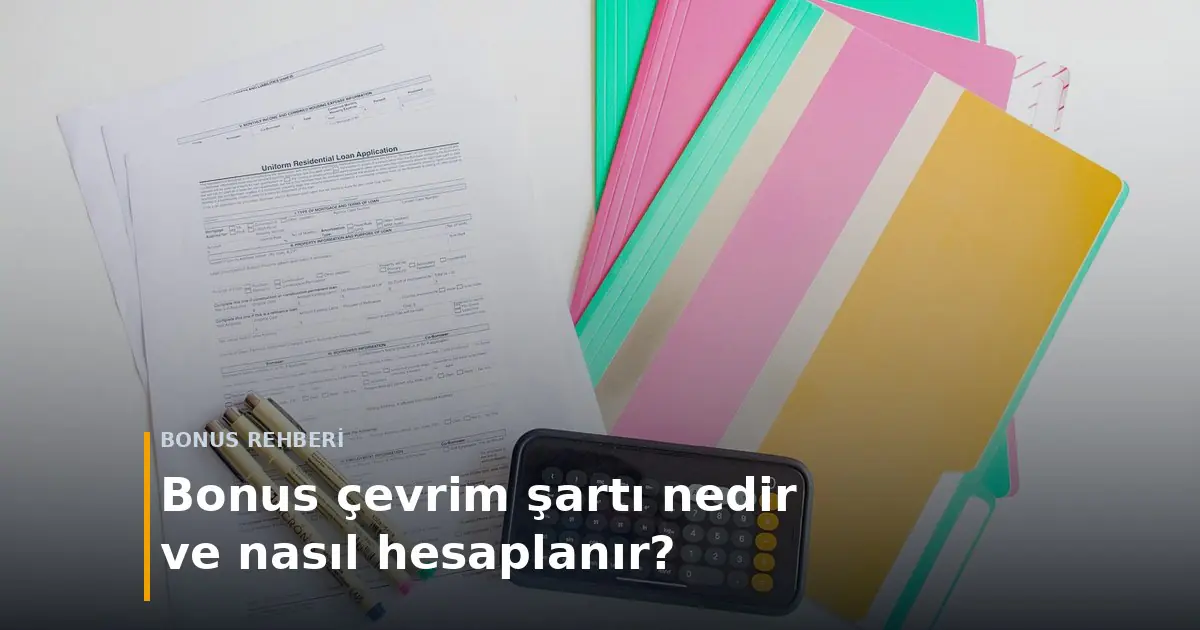 Masada hesap makinesi ve kağıt &mdash; bonus &ccedil;evrim şartı hesaplama rehberi