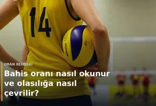 Stadyum skorbordunda rakamlar &mdash; bahis oranı ve olasılık hesabı